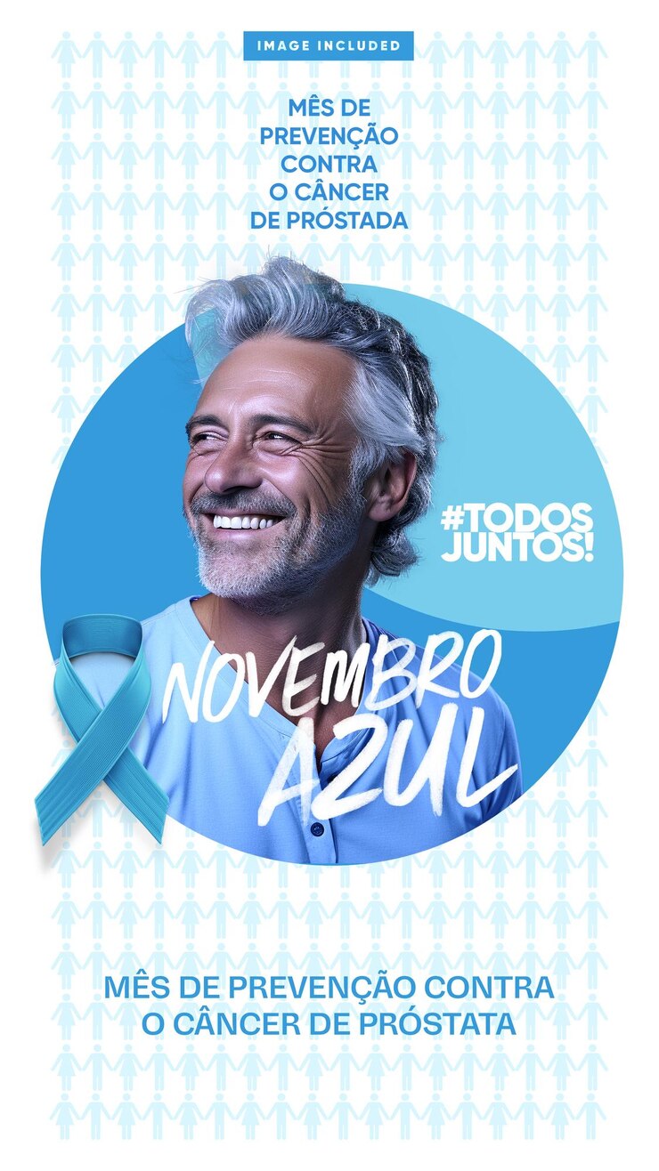 PSD gratuito storie sui social novembre mese della prevenzione