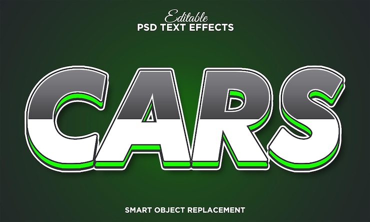 PSD Gratis strong bold editable text effect