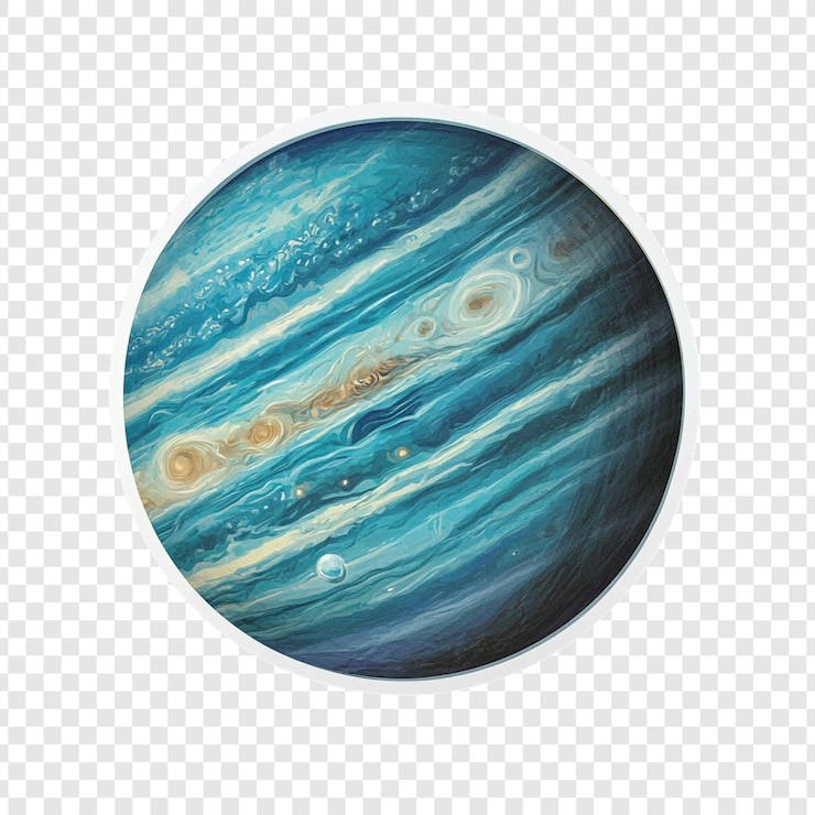PSD Gratis stunning artistic depiction of jupiter a celestial masterpiece