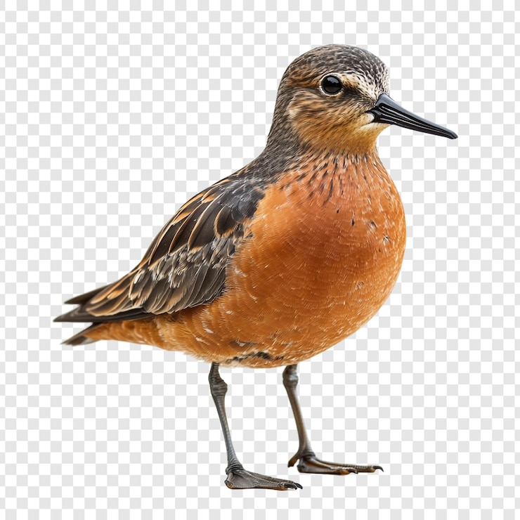 PSD Gratis stunning closeup of a rufousnecked stint