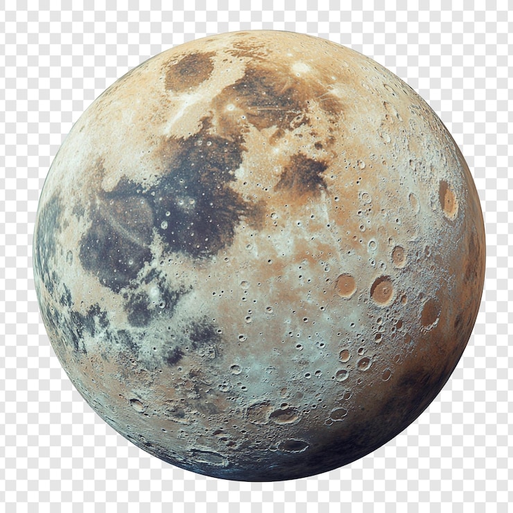 PSD Gratis stunning detailed image of plutos surface a celestial view