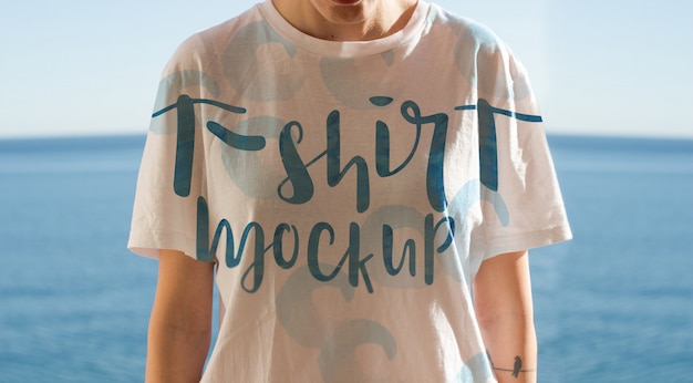 T-shirt mockup ontwerp