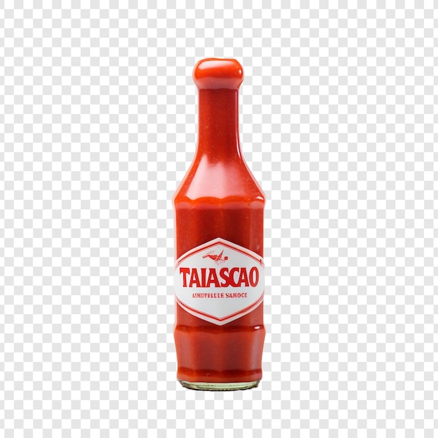 Gratis PSD tabasco-saus geïsoleerd op transparante achtergrond