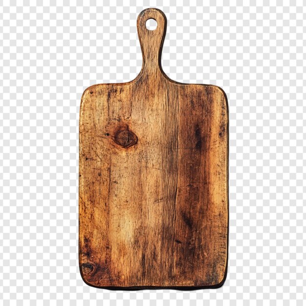 La tabla de cortar de madera rústica es esencial en una cocina de época