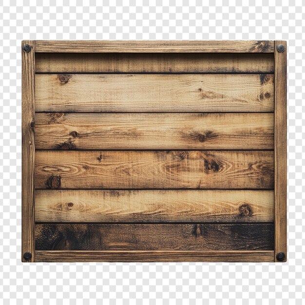 Tabla de madera rústica con textura de madera marrón en blanco para el diseño