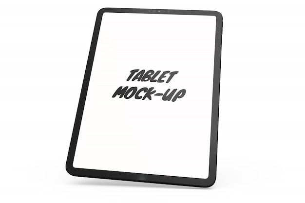 Tabletmodel geïsoleerd