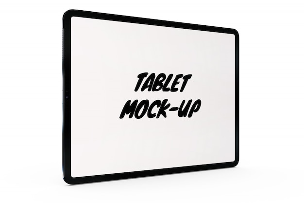 Tabletmodel geïsoleerd