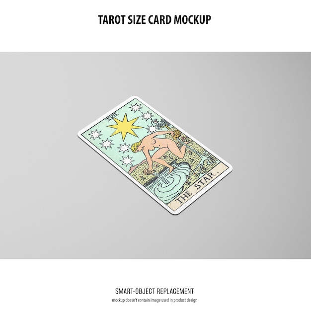 Tarot kaart mockup