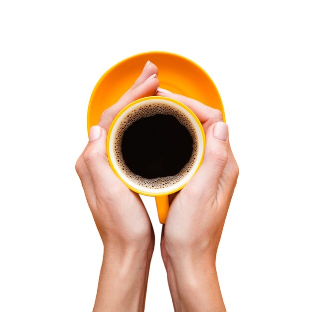 Taza de café aislada