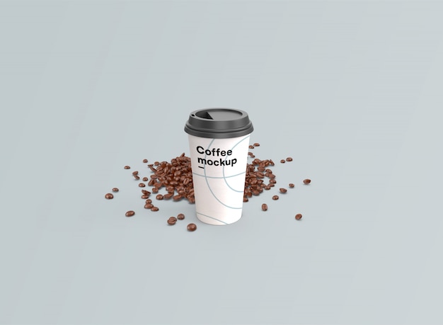 PSD gratuito taza de café maqueta psd