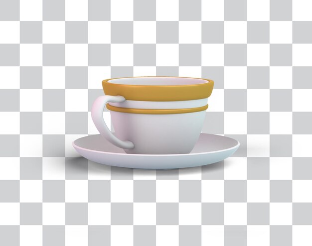 Taza de Café Turco Lado Izquierdo