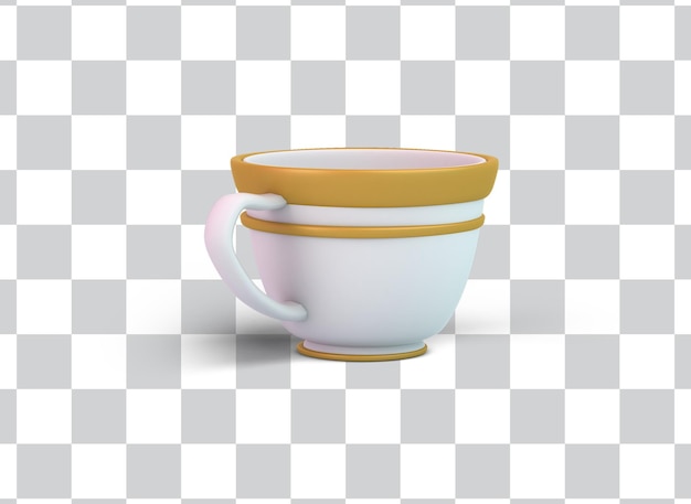 Taza de Café Turco Lado Izquierdo