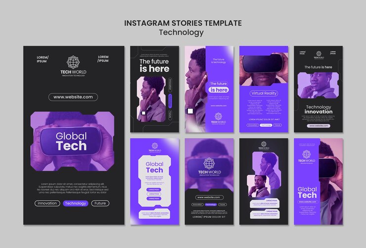 Gratis PSD technologie sjabloonontwerp