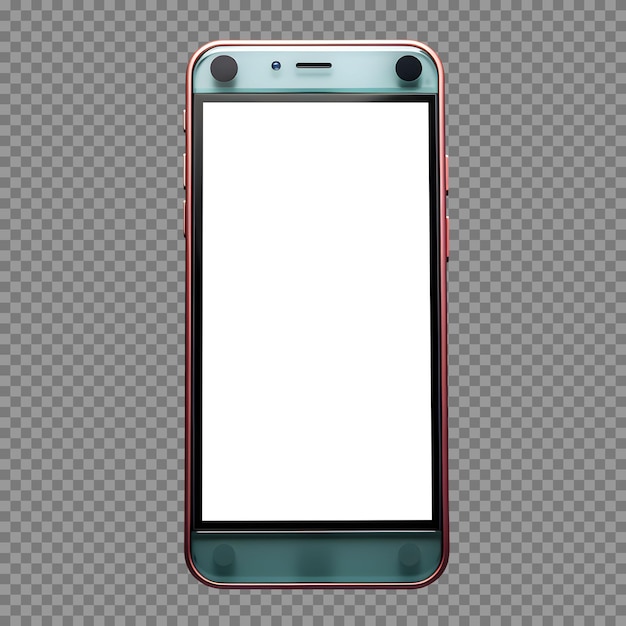 Gratis PSD telefoonmodel met leeg scherm voor ontwerp