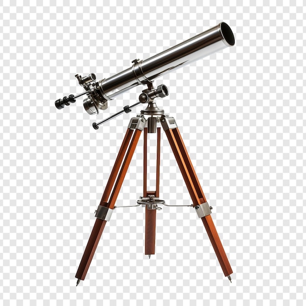 Gratis PSD telescoop geïsoleerd op transparante achtergrond