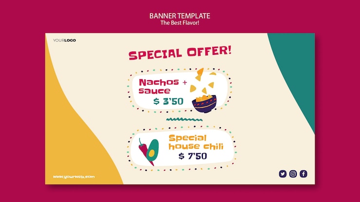 PSD Gratis tema banner rasa terbaik