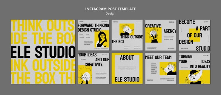 PSD Gratis templat desain digambar tangan