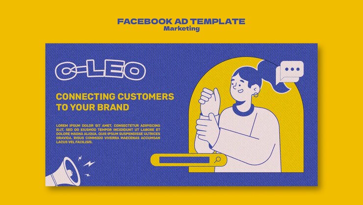 PSD Gratis templat facebook strategi pemasaran