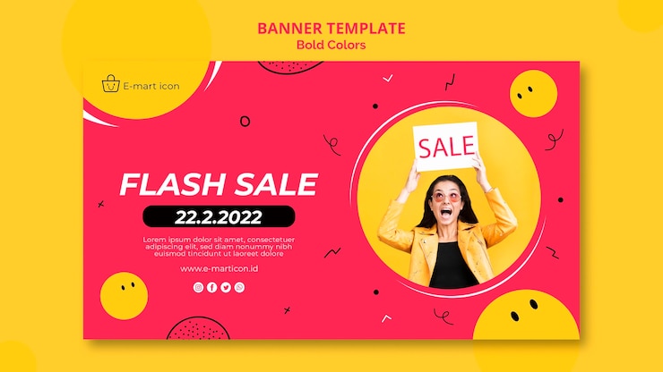 PSD Gratis templat iklan spanduk penjualan