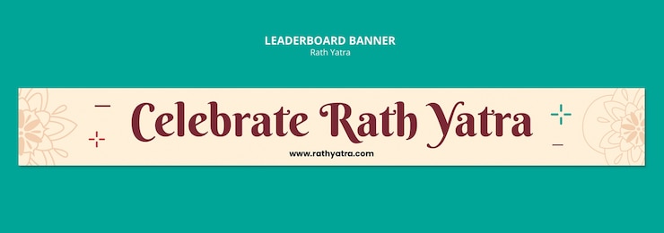 PSD gratuito template per la celebrazione del rath yatra