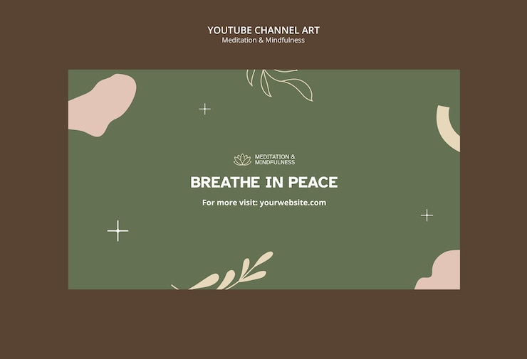 Gratis PSD template voor meditatie en mindfulness