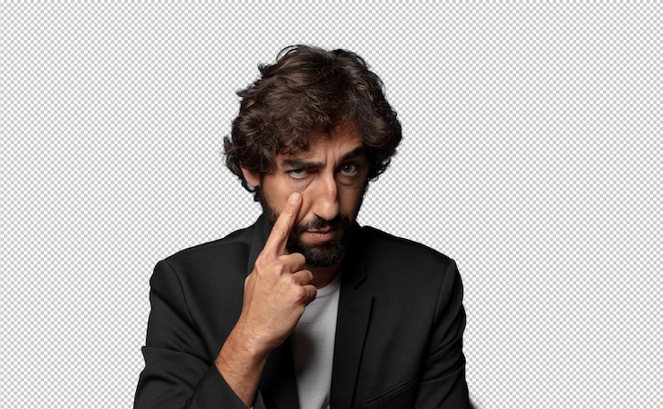 PSD gratuito tenerti d'occhio non fidarti guardare e rimanere vigile e vigile