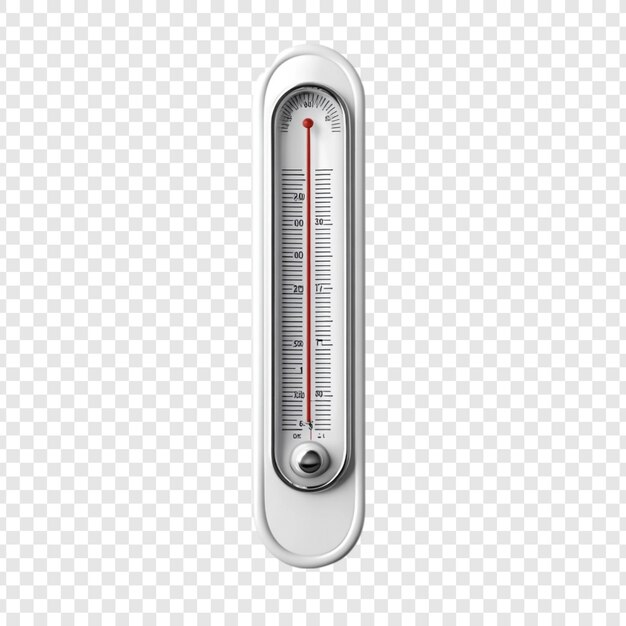 Termómetro blanco clásico para medir la temperatura
