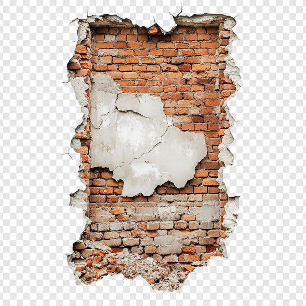 La textura de la pared de ladrillo rasgada el fondo grunge