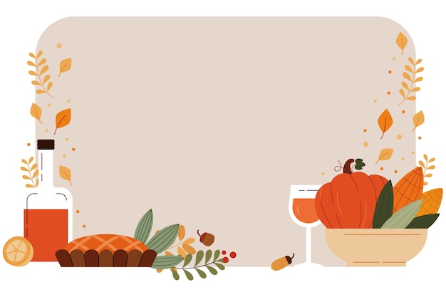 Gratis PSD thanksgiving-voedsel geïsoleerd