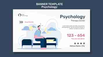 Gratis PSD therapiecentrum sjabloon banner