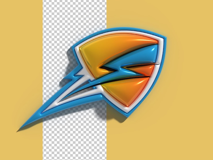 PSD gratuito thunder energy logo identità del marchio design del logo aziendale psd trasparente