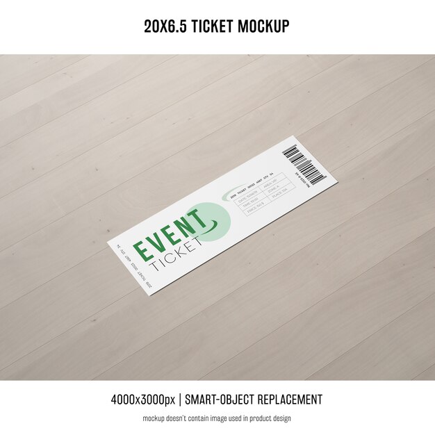 Ticket Mockup