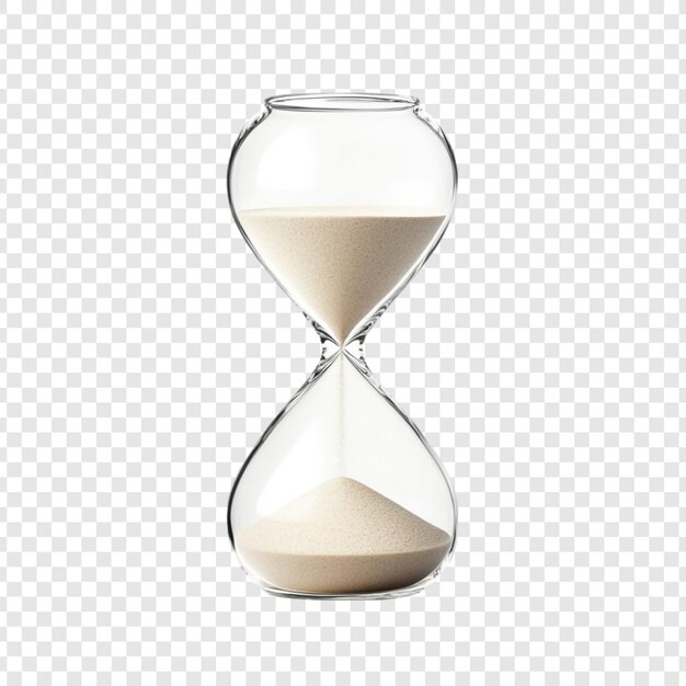 El tiempo se está acabando una representación 3D de un reloj de arena