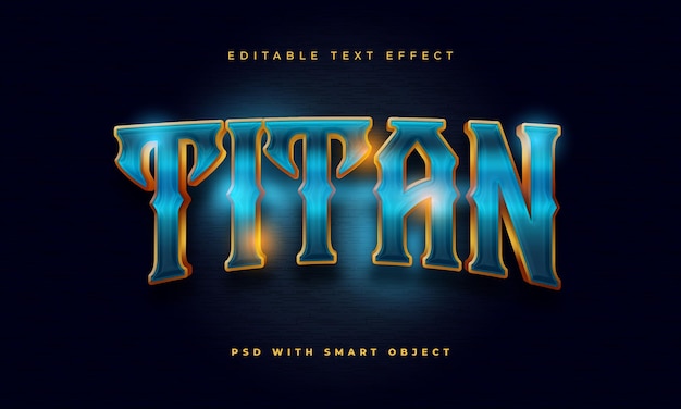 Titan-teksteffect