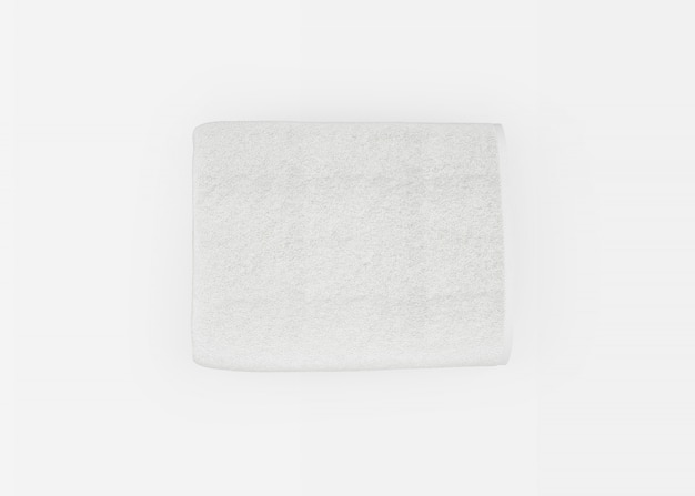 toalla en blanco