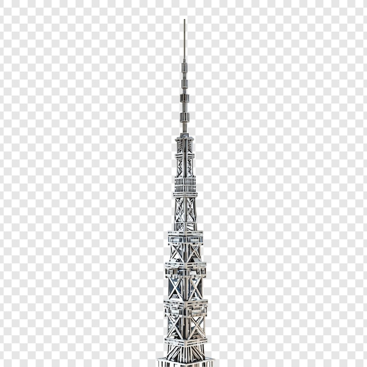 PSD Gratis tokyo tower model a stunning architectural marvel