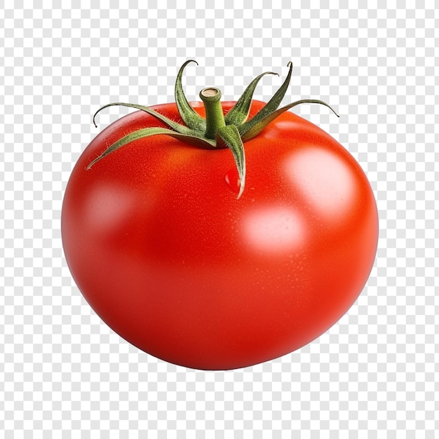 Tomatenvruchten geïsoleerd op transparante achtergrond