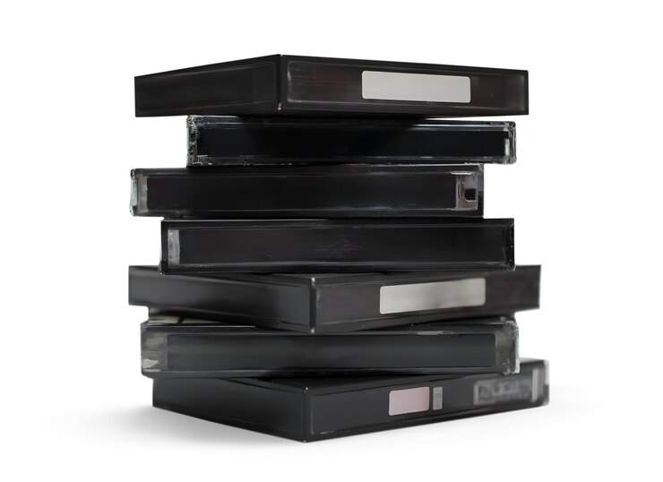 Gratis PSD toren van geïsoleerde cassetteband