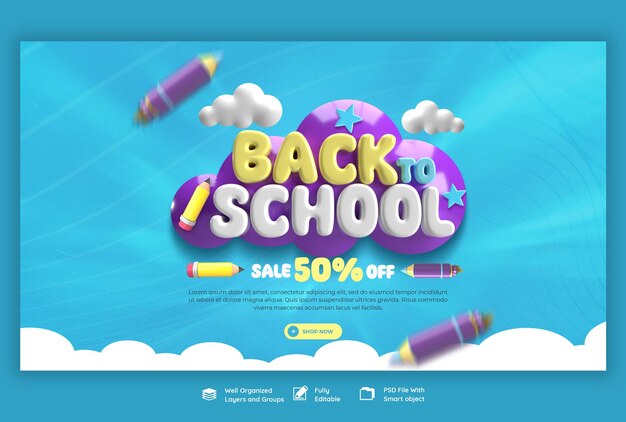 torna al modello di banner web scuola