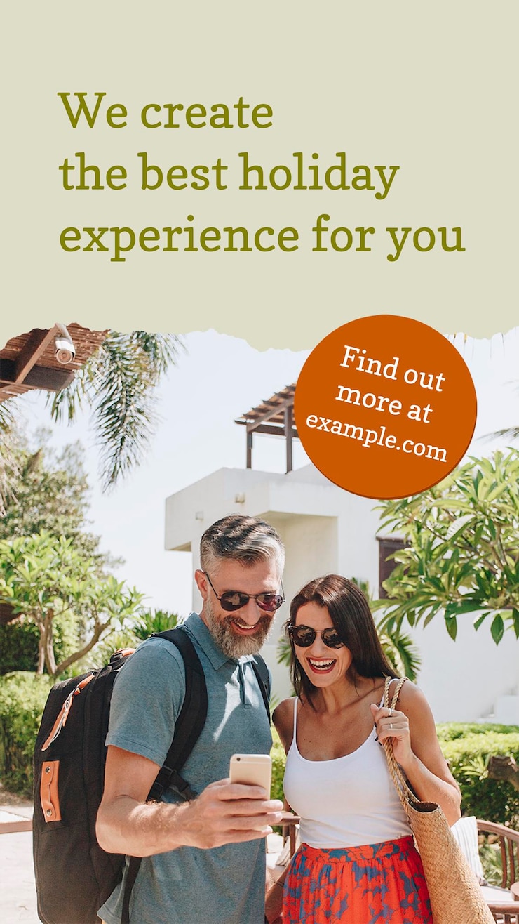 PSD Gratis travel agency flyer template psd with vacation photo in modern style