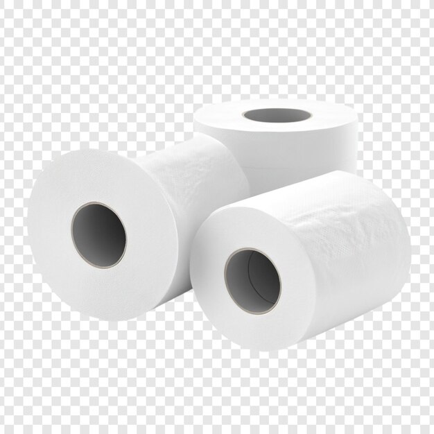 Tres rollos de papel higiénico blando