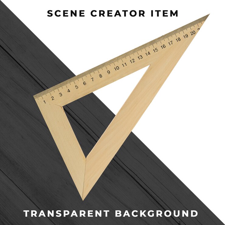 PSD Gratis triangle object transparent psd