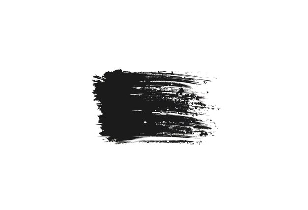 Trucado de pincel negro