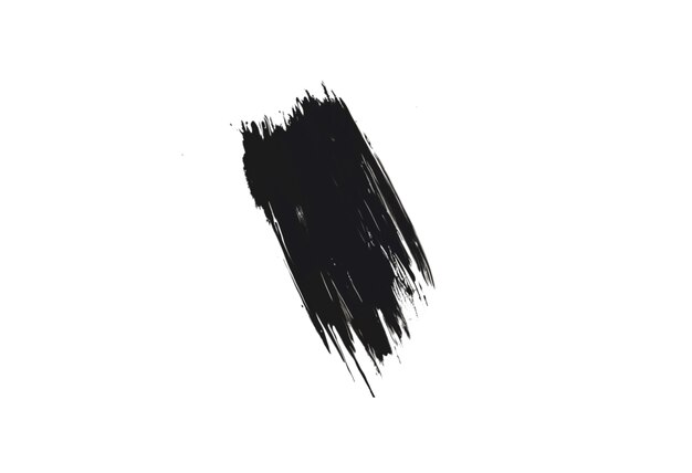 Trucado de pincel negro