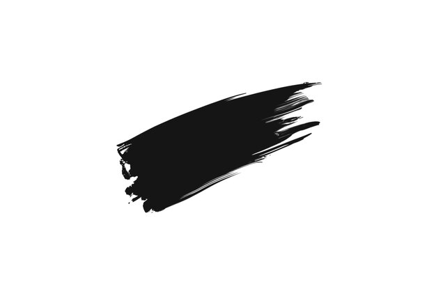 Trucado de pincel negro