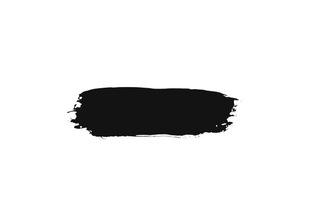 Trucado de pincel negro