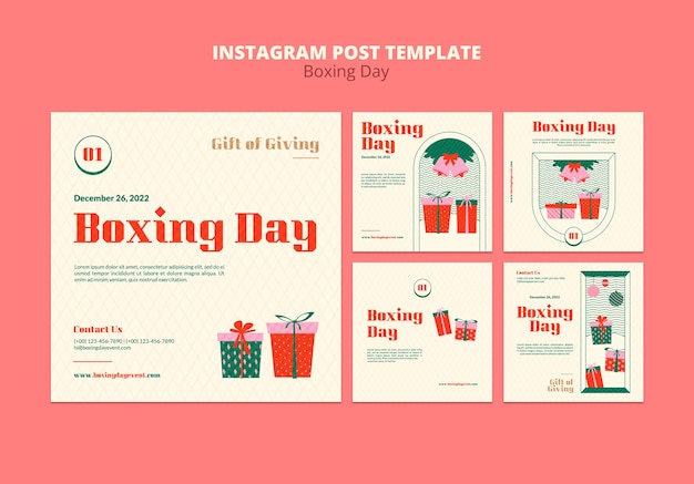 Tweede kerstdag viering instagram posts