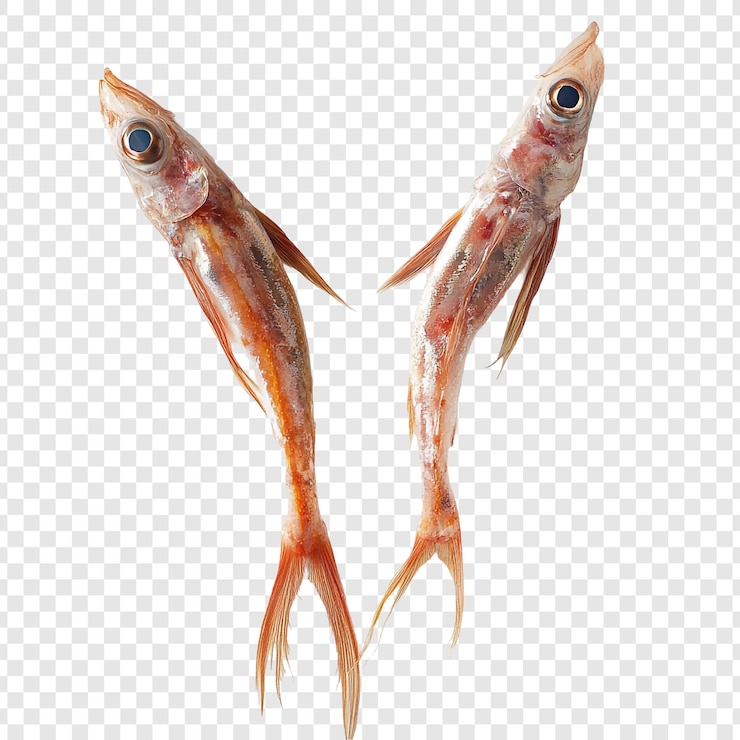 PSD Gratis two reddish brown fish closeup studio shot