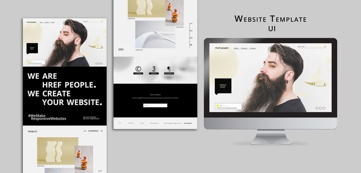 PSD Gratis ui ux website page design template
