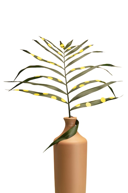 Uitzicht op een prachtig veelkleurig blad